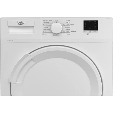 Beko DTLCE80041W 8kg Condenser Tumble Dryer White