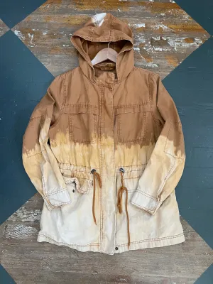 BLEACHED BROWN LIGHT JACKET - L