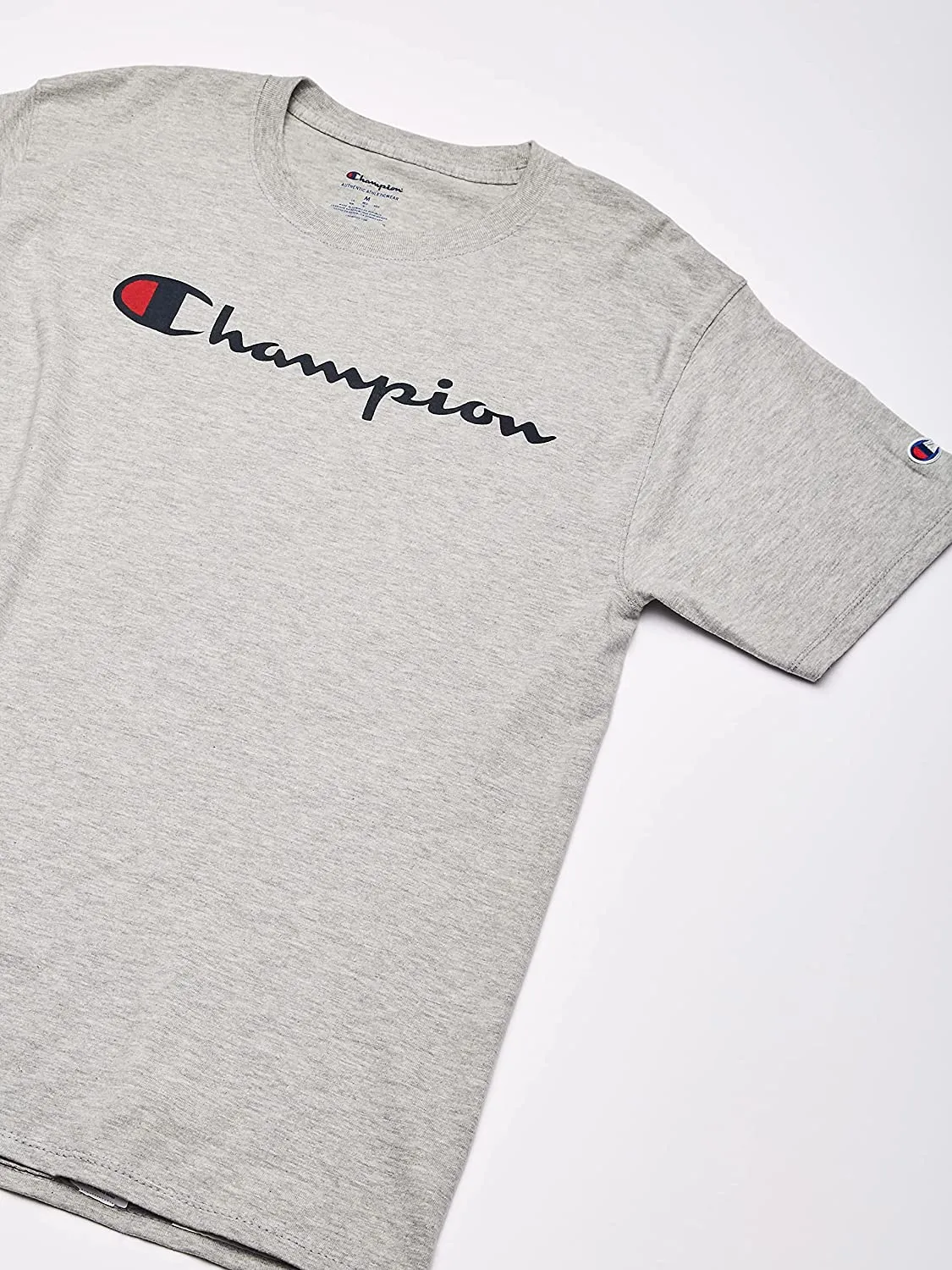 Champion Men's  Script Logo Classic Graphic Tee