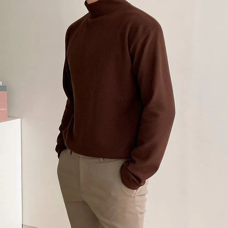 Cotton Turtleneck Bottoming Shirt