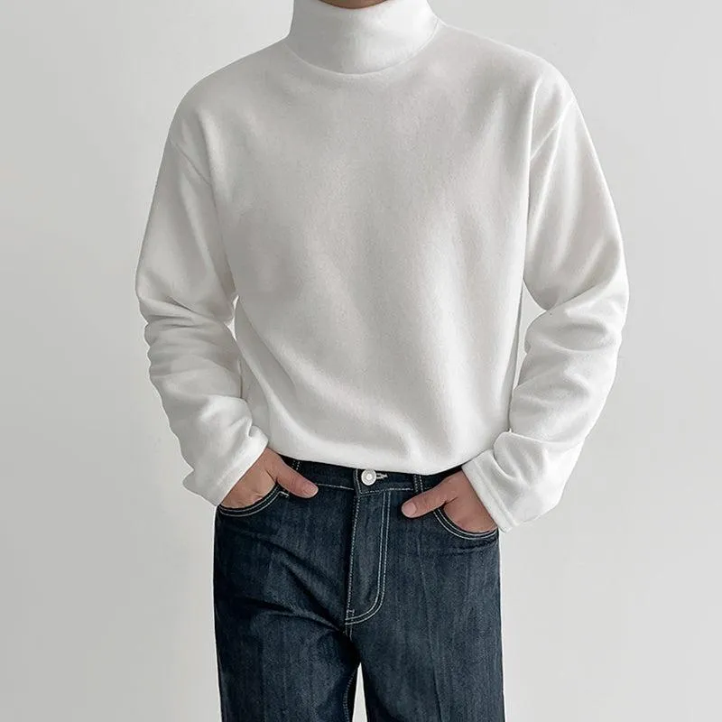 Cotton Turtleneck Bottoming Shirt