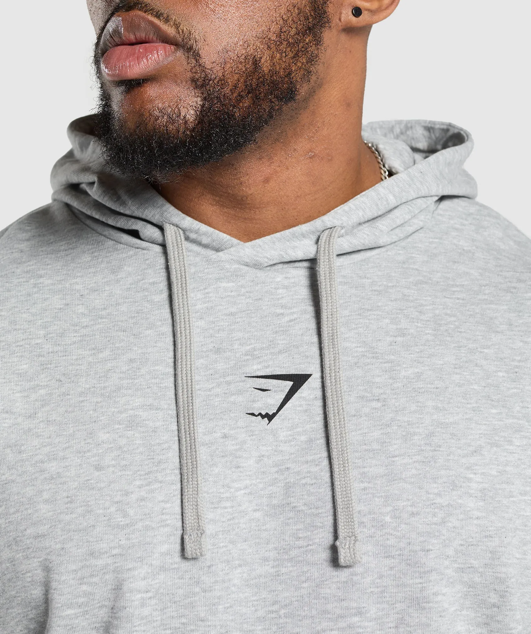 Gymshark Bulking Season Hoodie - Light Grey Core Marl