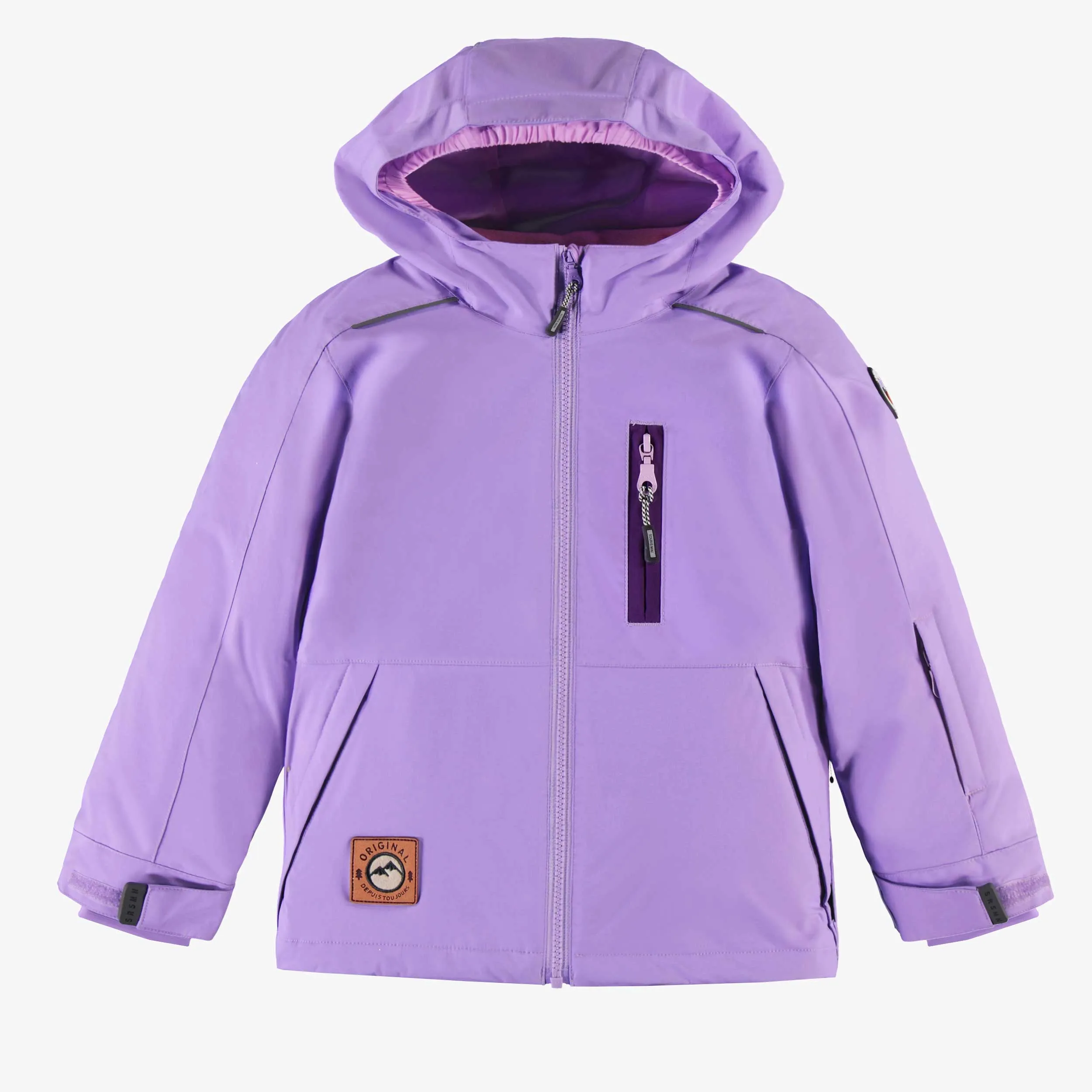 Habit de neige 3 en 1 lilas et mauve, enfant|| 3-in-1 snowsuit lilac and purple, child