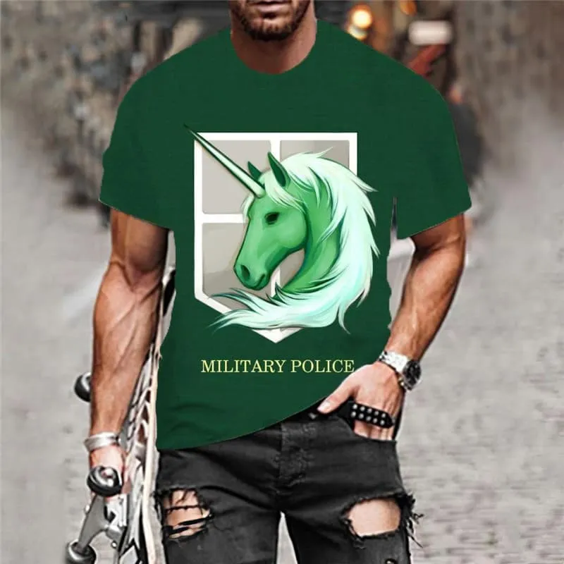 Horse T shirt Men Animal Funny T shirts Hip Hop Tshirts Casual Harajuku T-shirts 3d