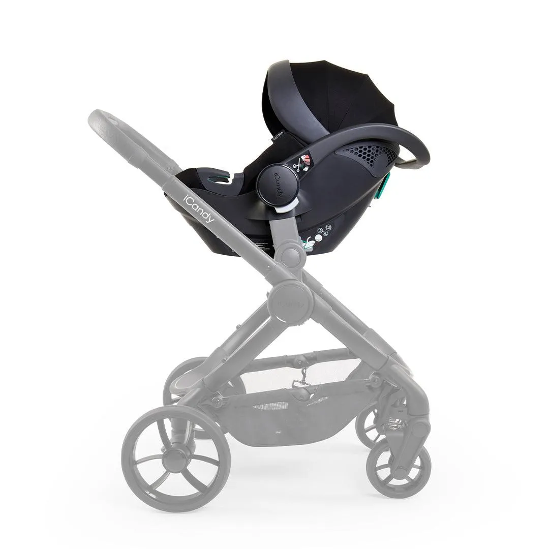 iCandy Cocoon Infant Car Seat   Base - Black