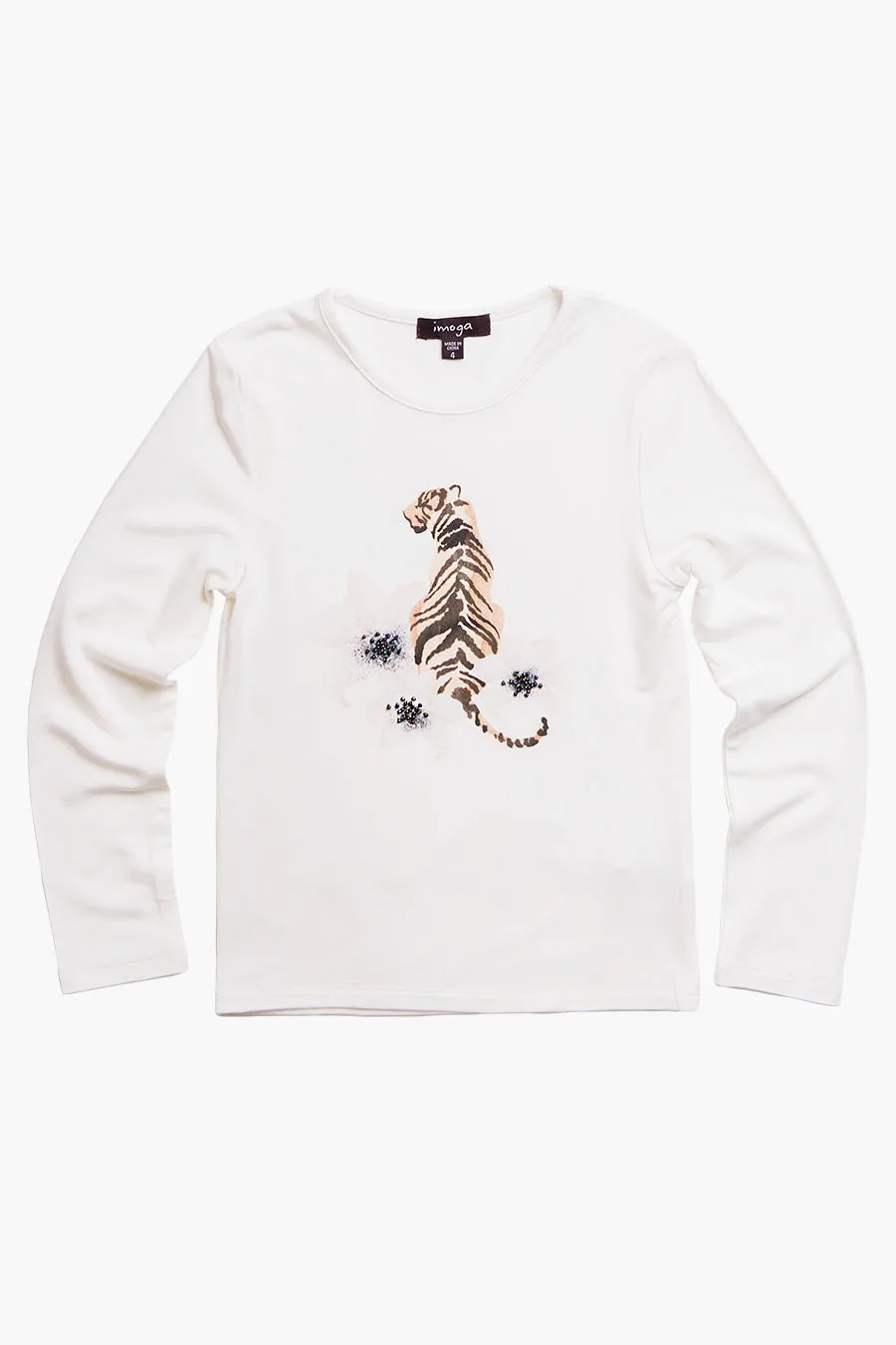 Imoga Ariana Girls Shirt - Tiger Snow