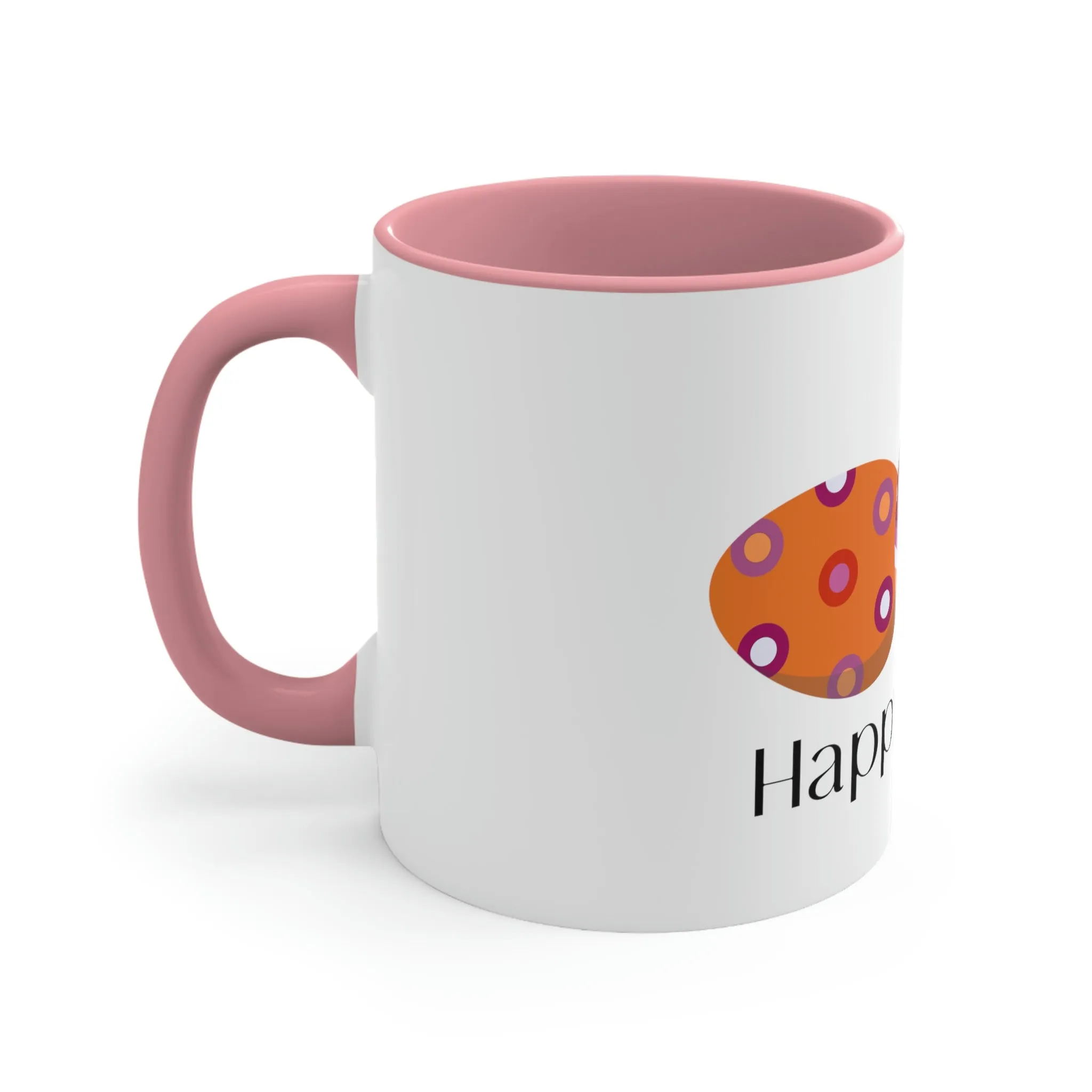 Lesbian Flag Accent Coffee Mug Easter Festival - Happy Easter