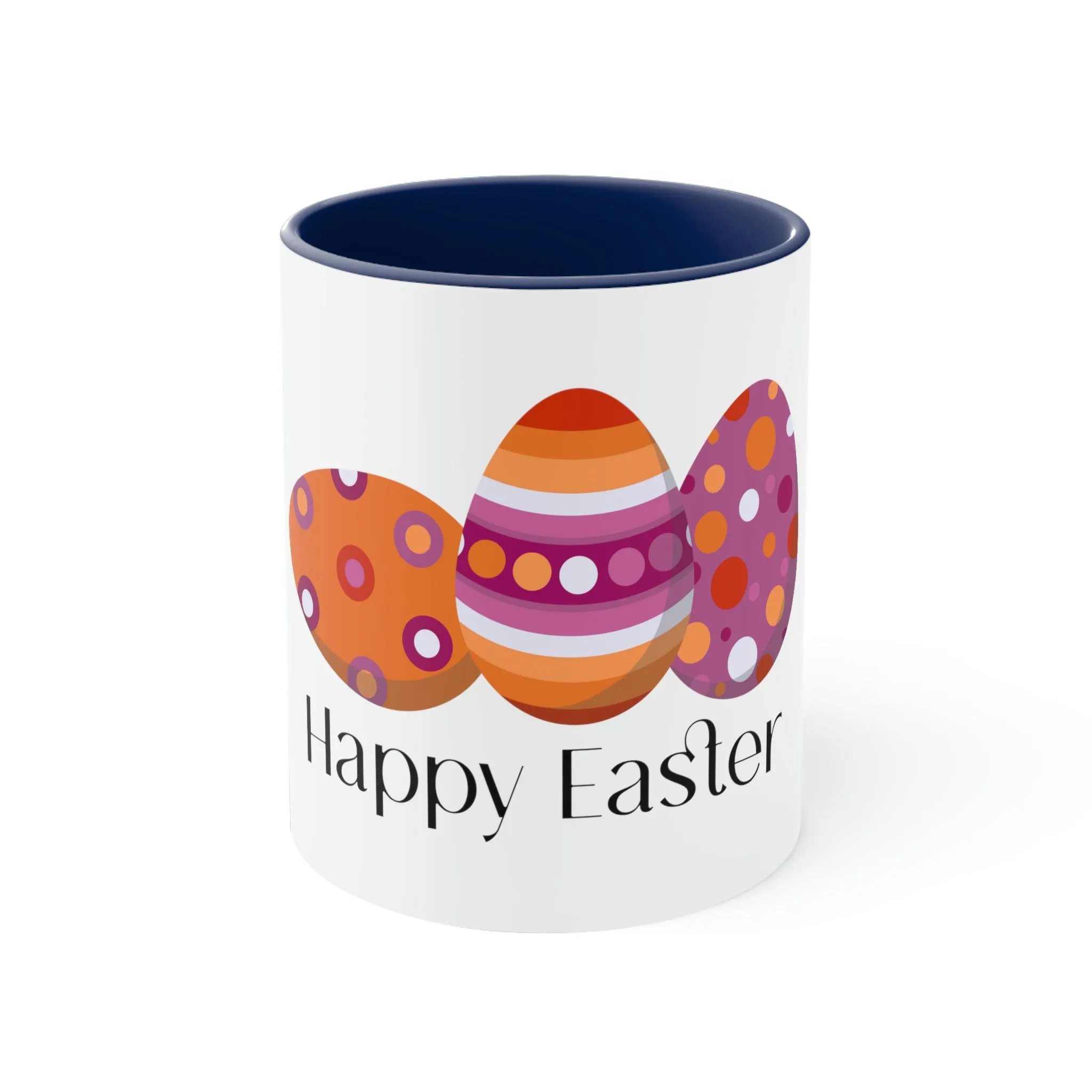 Lesbian Flag Accent Coffee Mug Easter Festival - Happy Easter