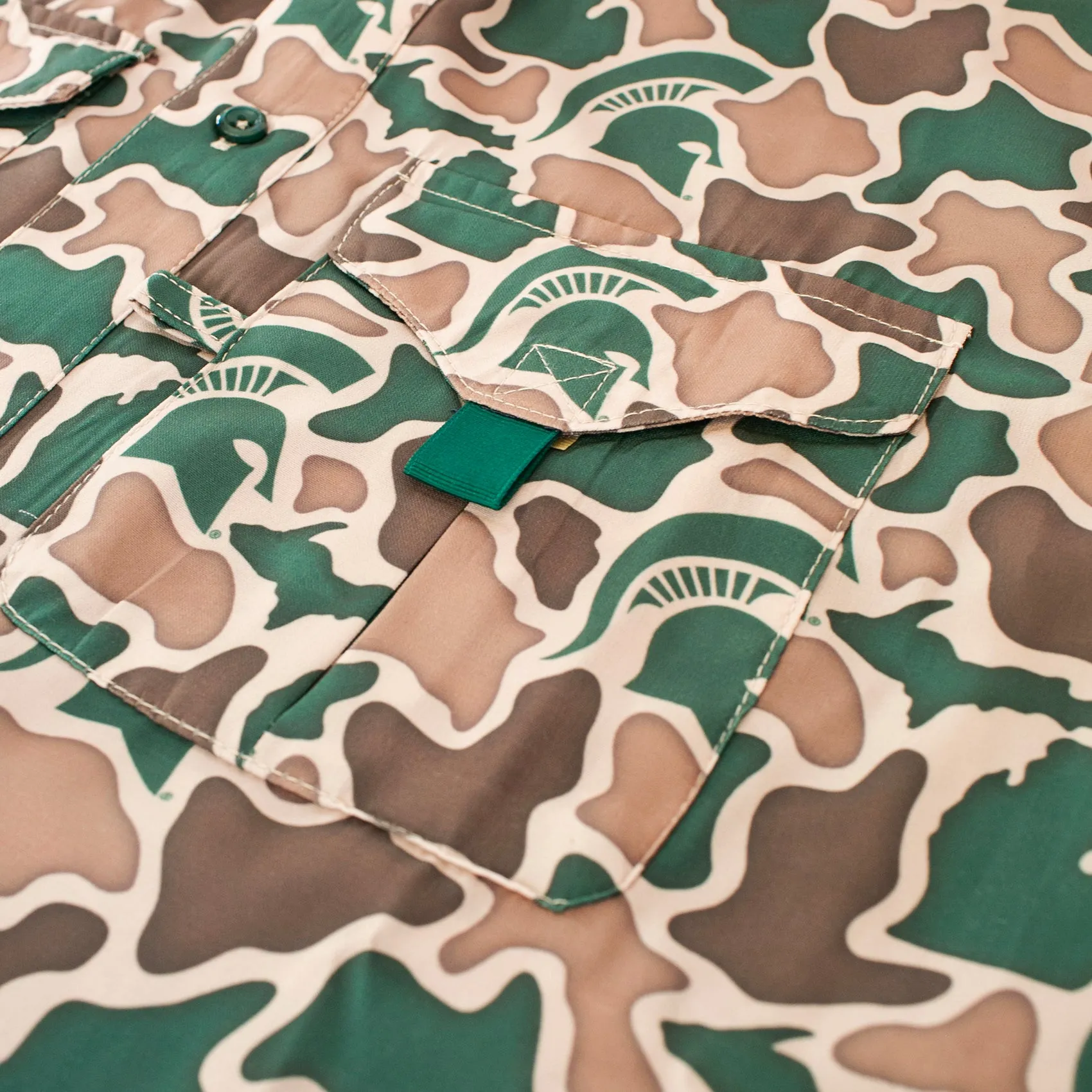 Michigan State Camo - Frio Tech Shirt