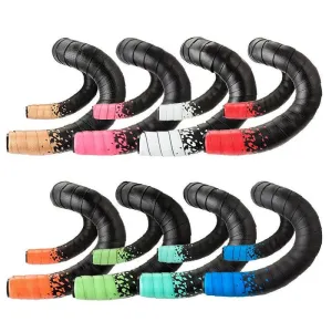 New Road Bike Bar Tape Colorful Gradient Color Handlebar Tapes EVA PU Soft Anti-Vibration Wrap Tape Durable Bar Bartape 2150mm