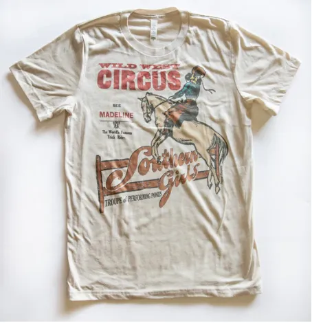 Original Cowgirl Clothing T-Shirts: Wild West Circus