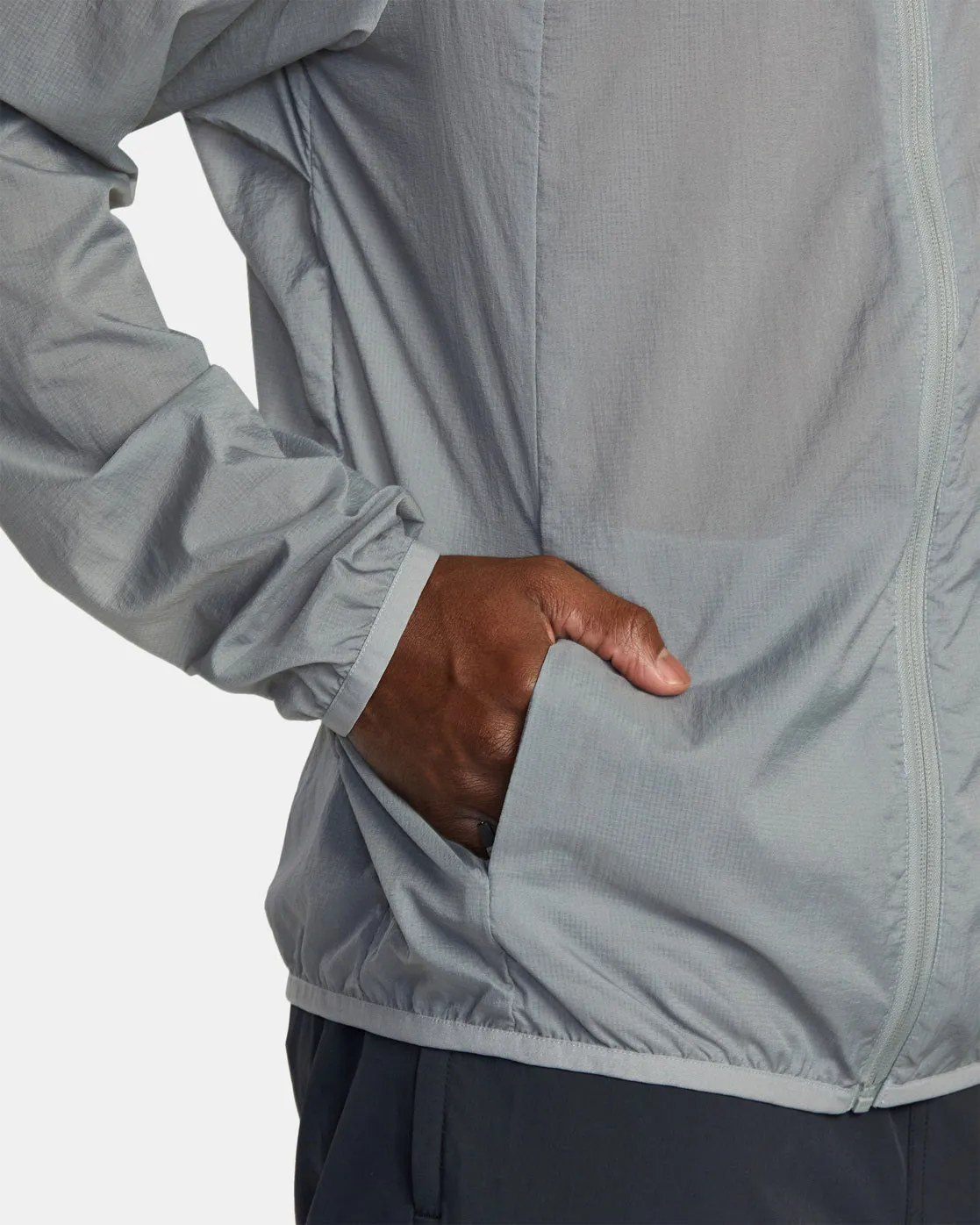 RVCA Runner Lightweight Training Jacket - Stone