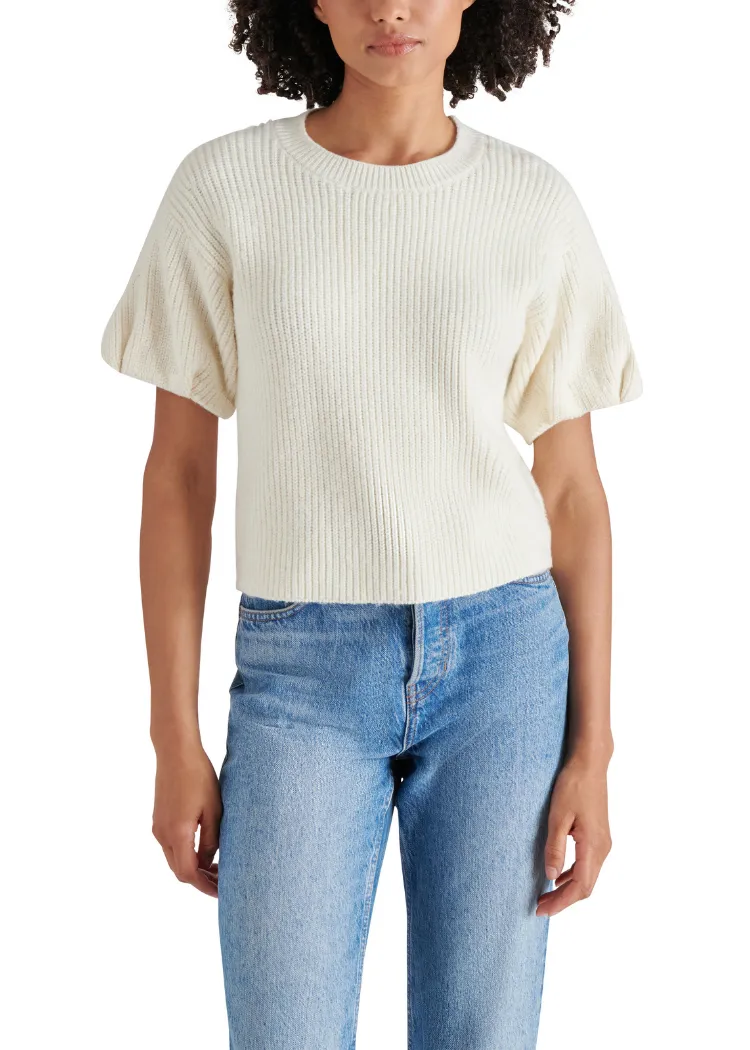 Steve Madden Jadey Sweater- Cream