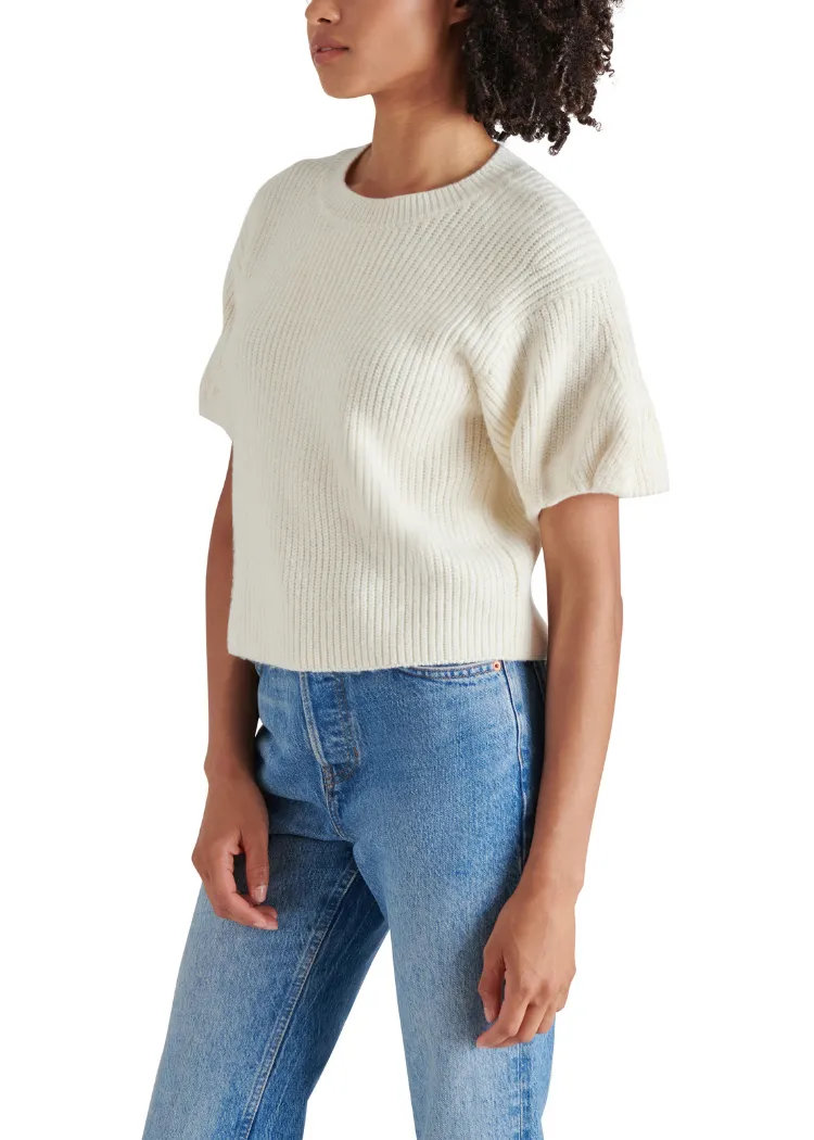 Steve Madden Jadey Sweater- Cream