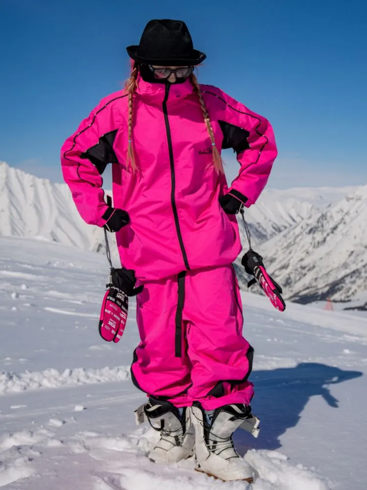 Tolasmik TK PRO  Printed Stitching Snow Suit - Women's