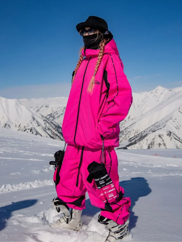 Tolasmik TK PRO  Printed Stitching Snow Suit - Women's