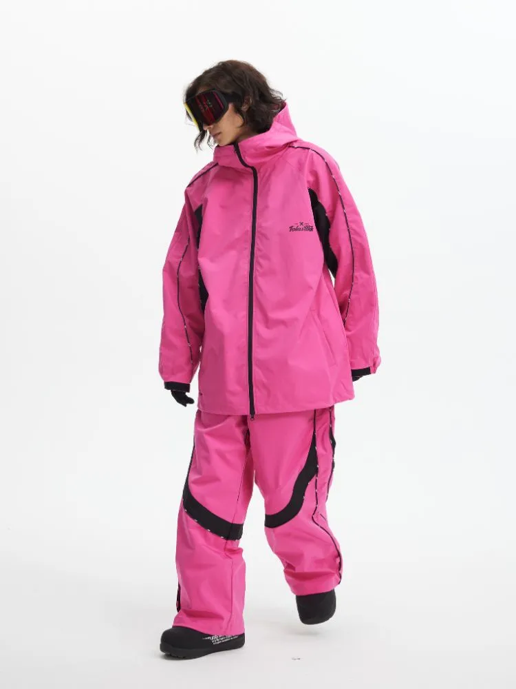 Tolasmik TK PRO  Printed Stitching Snow Suit - Women's