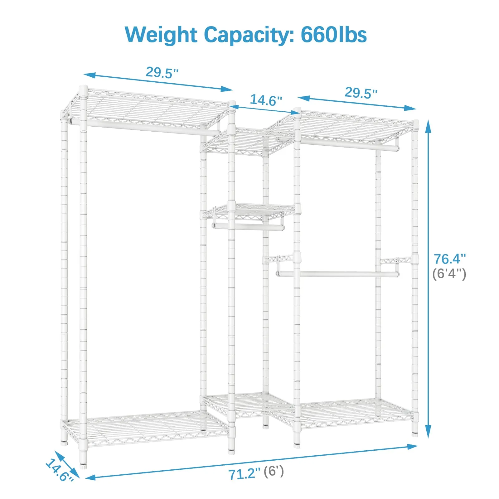 VIPEK V6 Garment Rack