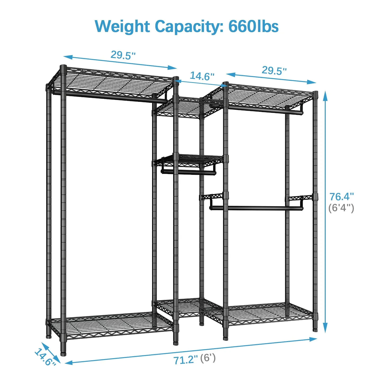 VIPEK V6 Garment Rack